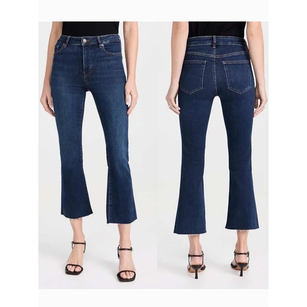 Frame Le Mini Boot Jeans Womens 26 Blue Mid Rise Slim Bootcut Denim